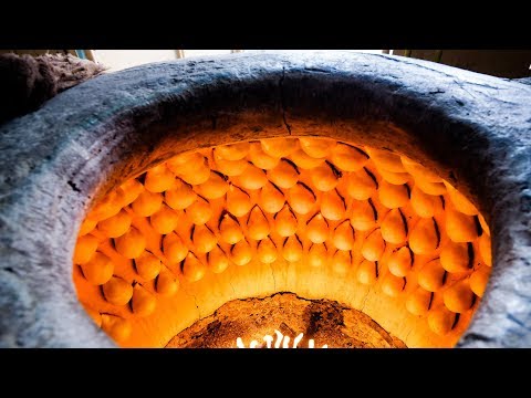 Central Asian Food - TEARDROP SOMSA (SAMOSA) and HUGE UZBEK DINNER in Tashkent, Uzbekistan!