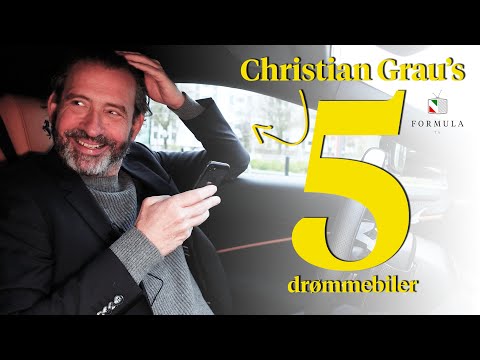 Christian Grau får UBEGRÆNSET budget og vælger 5 drømmebiler – bag rattet af Ferrari Roma...