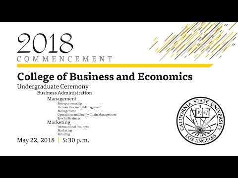 College of Business and Economics Undergraduate Ceremony