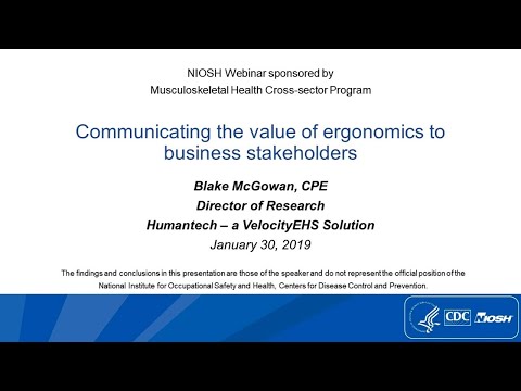 Communicating the Value of Ergonomics to Business Stakeholders