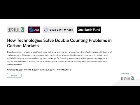 COP29 | How Technologies Solve Double Counting Problems in Carbon Markets