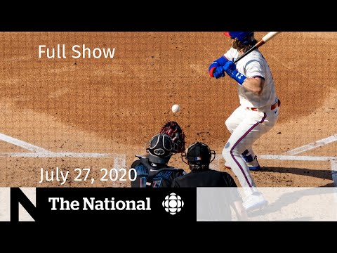 COVID-19 threatens MLB season — CBC News: The National | July 27, 2020