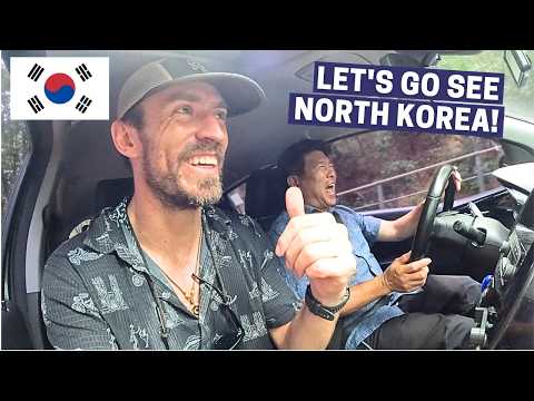 CRAZY! Hitchhiking DMZ Border In Korea! (You Won't Believe Who Picked Me Up )Bike Touring Korea #13