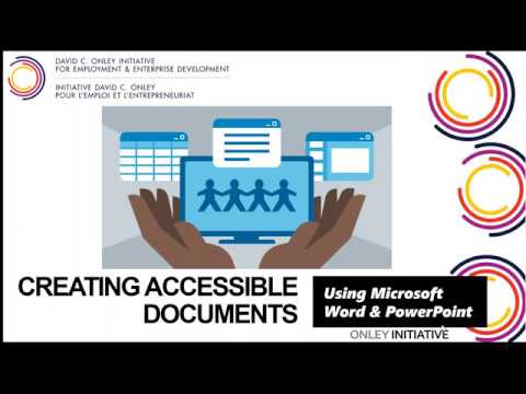 Creating Accessible Documents Using Microsoft Word & PowerPoint