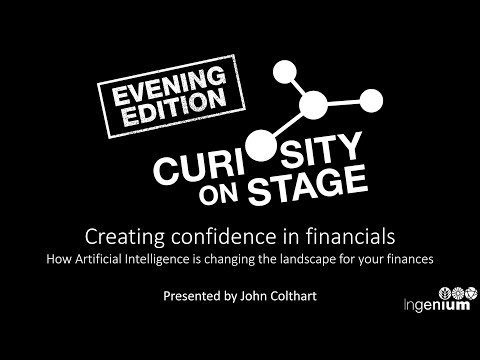 Creating confidence in finance: How AI is changing the landscape for your finances | John Colthart