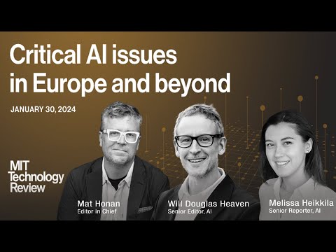 Critical AI Issues in Europe and Beyond