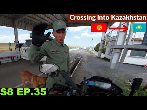 Crossing into Kazakhstan  to a Strange viewpoint of Charyn Canyon S8 EP.35 | Pakistan to Japan
