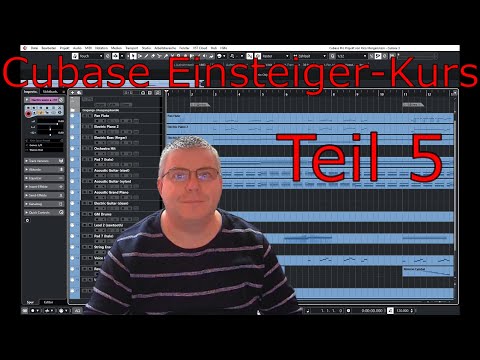 Cubase Einsteigerkurs Teil 5, Projekt sortieren, #025