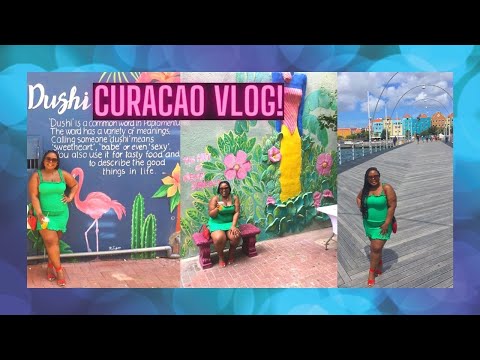 CURACAO, WILLEMSTAD VLOG! Colorful Stairs, Street art, Old swinging lady I Tried the Famous Batido.