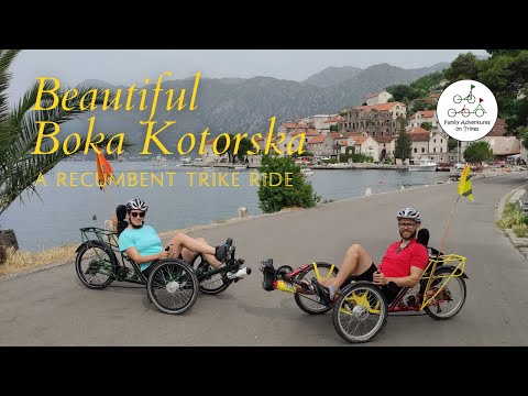 Cycling around Boka Kotorska / Bay of Kotor Montenegro | RECUMBENT TRIKE vlog | Steintrikes Wild One