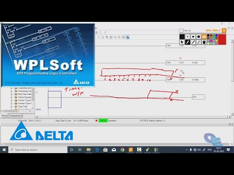 Delta PLC Timer Programming using WPLSoft #03