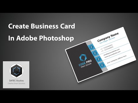 Design Business Card In Adobe Photoshop #2