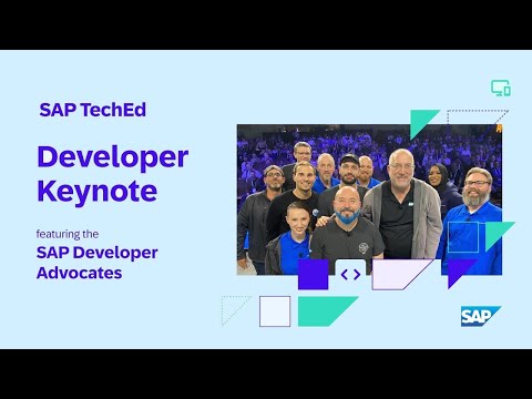 Developer Keynote | SAP TechEd in 2023 | Join the Live Broadcast!