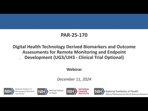 Digital Health Technology Derived Biomarkers and Outcome Assessments for Remote Monitoring