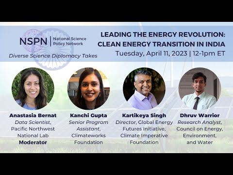 Diverse Science Diplomacy Takes: Clean Energy in India | National Science Policy Network - NSPN