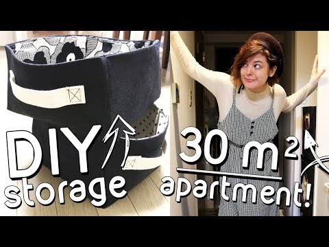 DIY Fabric Storage Boxes + Tokyo Apartment Tour 