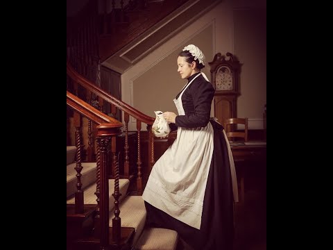 Dressing up a maid, 1880s