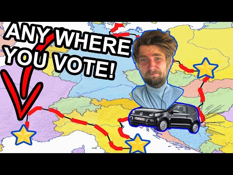 Driving to ANY country my subscribers vote! [Every vote = 20 meters]