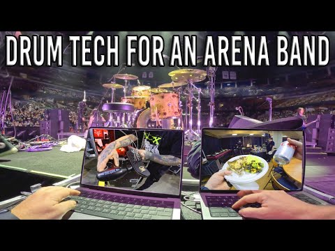 Drum Tech POV | A Day in the Life of a Drum Tech at Kia Center