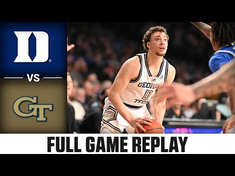 Duke vs. Georgia Tech Full Game Replay | 2024-25 ACC Men's Basketball