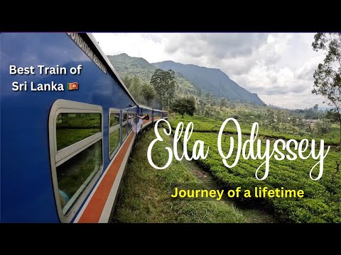 Ella Odyssey journey in FIRST CLASS | Most Luxury train in Sri Lanka  | Colombo to Badulla