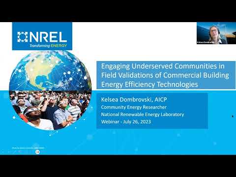 Engaging Underserved Communities in Field Validations of Commercial Energy Efficiency Technologies