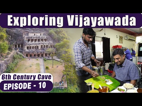 Ep 10 Exploring Vijayawada | Undavalli Caves |  Kanak Durga Temple | Babai Hotel |  Andhra Pradesh