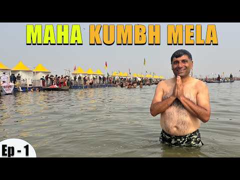 EP 1 Maha Kumbh 2025 Prayagraj, Triveni Sangam, Saraswati koop, Shivalaya. Information on Travel.