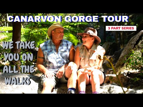 Ep.72 CANARVON GORGE SERIES, QLD, PART 1: PLATYPUS ANTICS / ROCK POOL SWIMMING & WARM UP GORGE WALKS