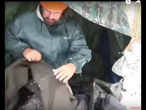 Epic Deep Freeze Solo Tarp Camping Got Dangerous!