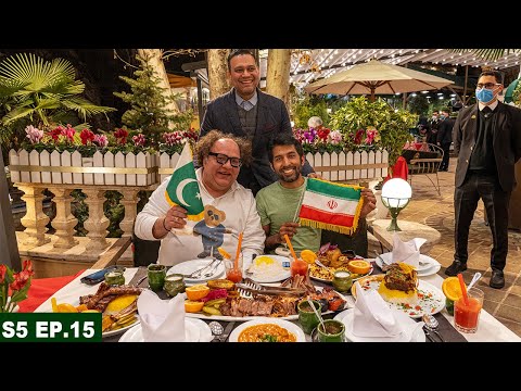 EXTREME IRAN FOOD TOUR IN TEHRAN | S05 EP.15 | PAKISTAN TO SAUDI ARABIA MOTORCYCLE