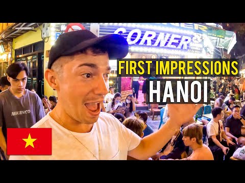 First Impressions of Hanoi Vietnam 