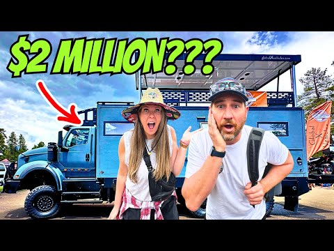 From $500k to 2.1 Million, they had it all! EPIC day at OVERLAND EXPO 2023