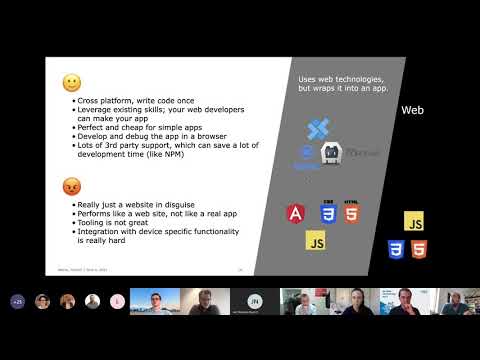 Frontend Lightning Talks - Native & Hybrid app development