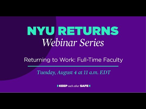 Full-Time Faculty at NYU