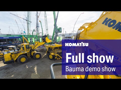 Full Demoshow - Komatsu at bauma 2022