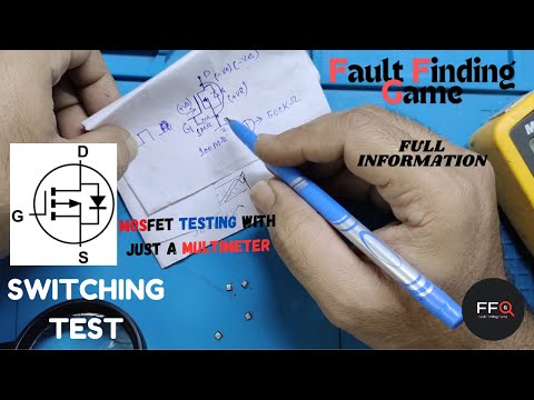 FULL INFORMATION ABOUT MOSFET TESTING | WITH A MULTIMETER |#laptop #motherboardrepair #dell