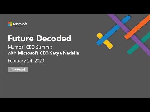 Future Decoded Mumbai CEO Summit