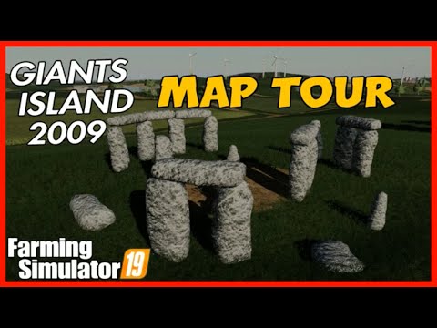 GIANTS ISLAND 2009 console Map Tour fs19 New Map mod console ps4 xbox