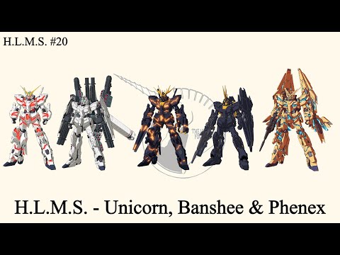 H.L.M.S. - Unicorn, Banshee & Phenex (Welcome to the Gundam Magic School)