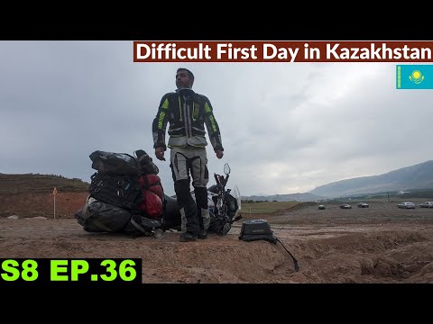 Heavy Rainfall and Slippery Roads of East Kazakhstan   S8 EP.36 | Pakistan to Japan Motorcycle