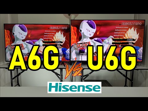 Hisense A6G vs U6G: Pure Colour vs ULED Quantum Dots / Smart TVs 4K