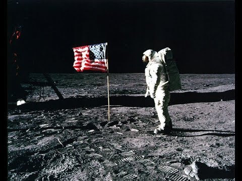 Historic Apollo 11 Moonwalk Footage