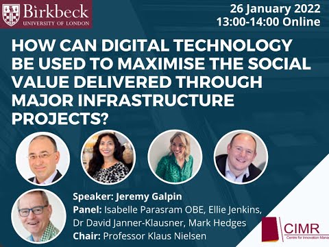 How can digital technology be used to maximise social value through infrastructure projects?