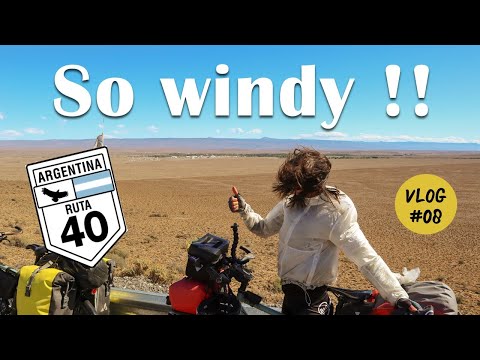How can it be so windy ?!?!?! Cycling Argentina - Vlog #08