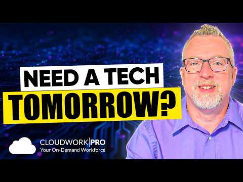 How I Hired a Field Tech in Less Than 2 Hours! | Find IT Techs Anywhere in the US with CloudWork Pro
