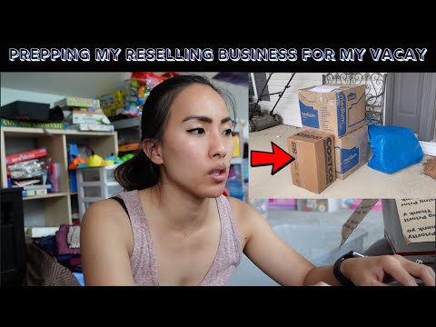 How I Set Up My Reselling Business For Success Before Going on Vacation!