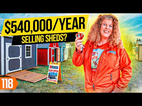 How She Sells Sheds and Makes $45K/Month