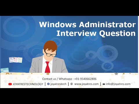 How to Become a Windows Server Admin ? Interview | Preparation | Q&A | Crack Interview ? | JOYATRES