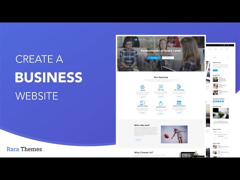 How To Create A Business Website In 2021 | Rara Business WordPress Theme